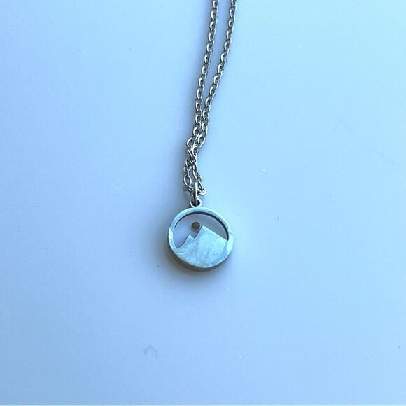 Mustard Seed Necklace Christian Inspirational Mountain Necklace - Picture 8 of 11